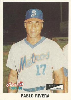 1989-90 BYN Puerto Rican Winter League #13 Pablo Rivera Front