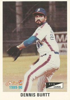 1989-90 BYN Puerto Rican Winter League #22 Dennis Burtt Front