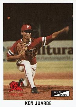 1989-90 BYN Puerto Rican Winter League #117 Ken Juarbe Front