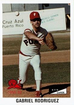 1989-90 BYN Puerto Rican Winter League #123 Gabriel Rodriguez Front