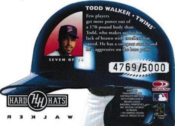 1997 Studio - Hard Hats #7 Todd Walker Back