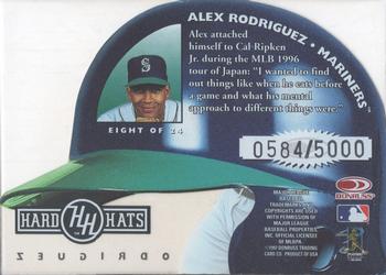 1997 Studio - Hard Hats #8 Alex Rodriguez Back