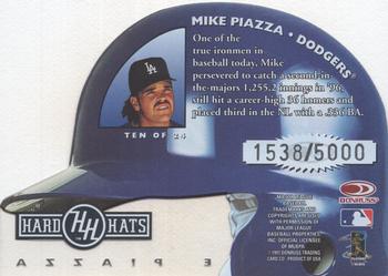 1997 Studio - Hard Hats #10 Mike Piazza Back