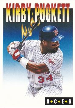 1992-93 Cartwrights Aces #10 Kirby Puckett Front