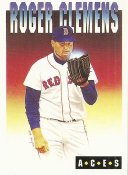 1992-93 Cartwrights Aces #7 Roger Clemens Front