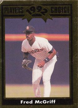 1992 Cartwrights Players Choice #29 Fred McGriff Front