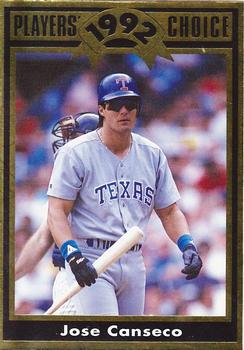 1992 Cartwrights Players Choice #44 Jose Canseco Front