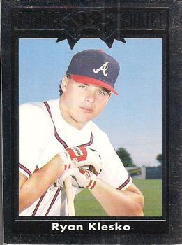 1992 Cartwrights Players Choice Silver #7 Ryan Klesko Front