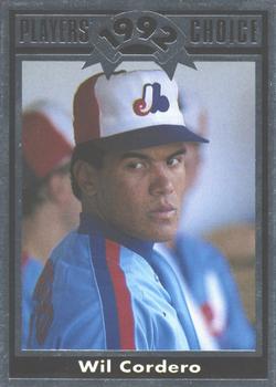 1992 Cartwrights Players Choice Silver #8 Wil Cordero Front