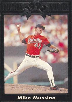 1992 Cartwrights Players Choice Silver #22 Mike Mussina Front
