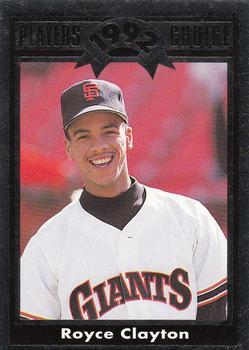 1992 Cartwrights Players Choice Silver #23 Royce Clayton Front