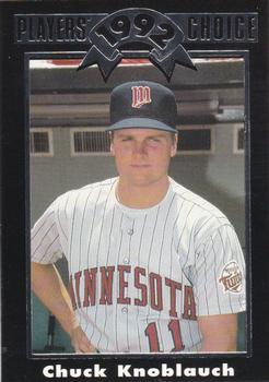 1992 Cartwrights Players Choice Rookie Series #3 Chuck Knoblauch Front