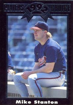 1992 Cartwrights Players Choice Rookie Series #8 Mike Stanton Front