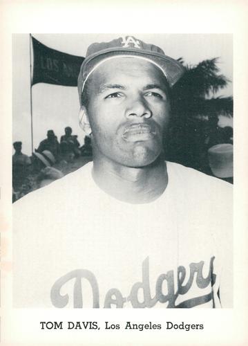 1963 Jay Publishing Los Angeles Dodgers Set B #NNO Tom Davis Front