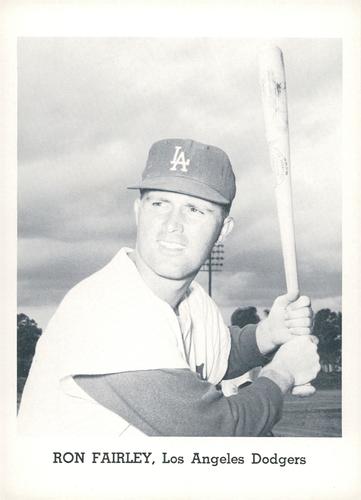 1963 Jay Publishing Los Angeles Dodgers Set B #NNO Ron Fairly Front