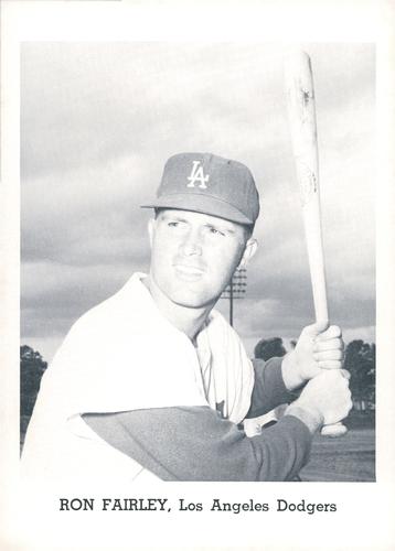 1963 Jay Publishing Los Angeles Dodgers Set A #NNO Ron Fairly Front
