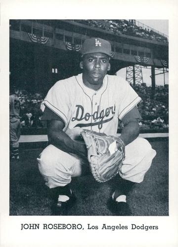 1963 Jay Publishing Los Angeles Dodgers Set A #NNO John Roseboro Front