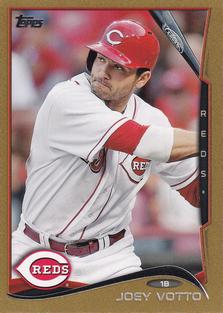 2014 Topps Mini - Gold #19 Joey Votto Front