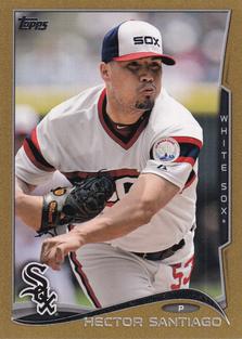 2014 Topps Mini - Gold #320 Hector Santiago Front