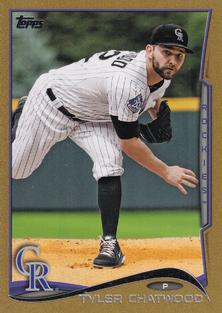 2014 Topps Mini - Gold #380 Tyler Chatwood Front