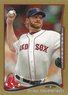 2014 Topps Mini - Gold #466 Ryan Dempster Front
