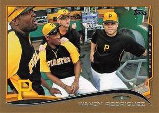 2014 Topps Mini - Gold #522 Wandy Rodriguez Front