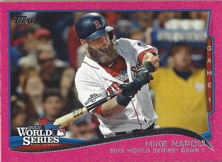 2014 Topps Mini - Pink #22 Mike Napoli Front
