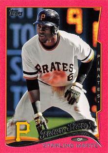 2014 Topps Mini - Pink #91 Starling Marte Front