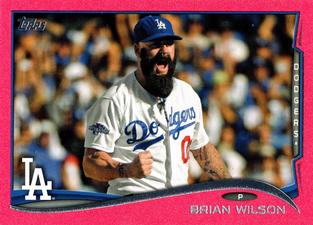 2014 Topps Mini - Pink #367 Brian Wilson Front