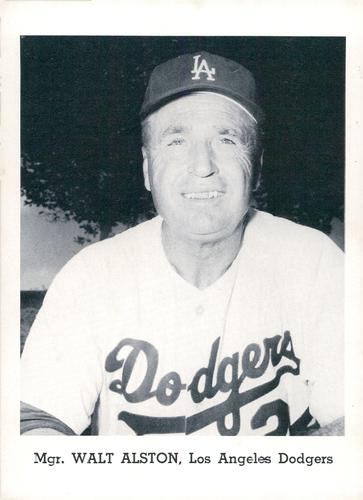 1964 Jay Publishing Los Angeles Dodgers Set A #NNO Walt Alston Front