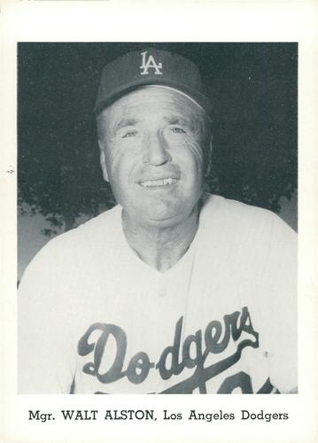 1964 Jay Publishing Los Angeles Dodgers Set B #NNO Walt Alston Front