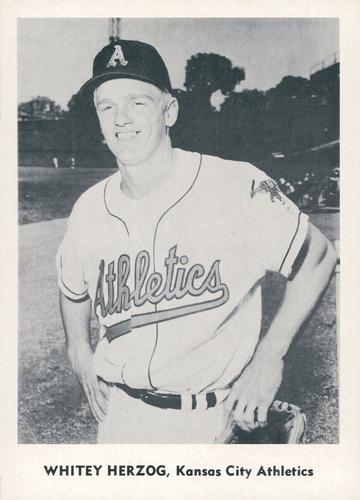1959 Jay Publishing Kansas City Athletics Set C #NNO Whitey Herzog Front