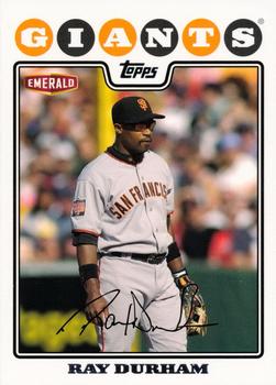 2008 Topps Emerald Nuts San Francisco Giants #SFG6 Ray Durham Front