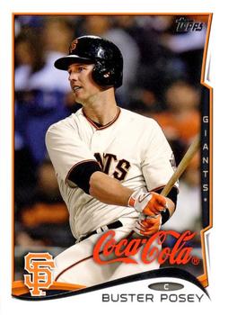 2014 Topps Coca-Cola San Francisco Giants #SF14 Buster Posey Front