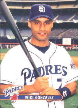 2001 Keebler San Diego Padres #10 Wiki Gonzalez Front