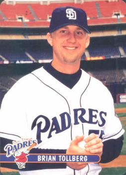 2001 Keebler San Diego Padres #24 Brian Tollberg Front