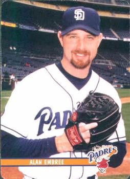 2002 Keebler San Diego Padres SGA #9 Alan Embree Front