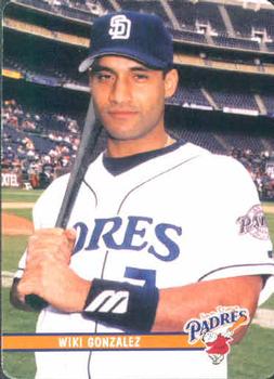 2002 Keebler San Diego Padres SGA #10 Wiki Gonzalez Front