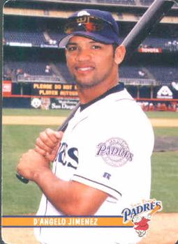 2002 Keebler San Diego Padres SGA #25 D'Angelo Jimenez Front