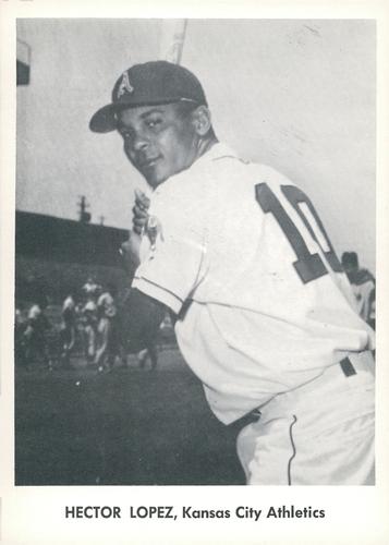 1958 Jay Publishing Kansas City Athletics Set A #NNO Hector Lopez Front
