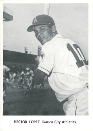 1958 Jay Publishing Kansas City Athletics Set B #NNO Hector Lopez Front