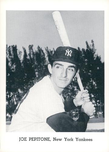 1963 Jay Publishing New York Yankees #NNO Joe Pepitone Front