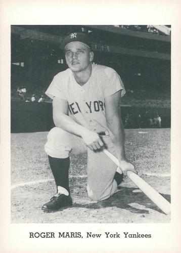 1964 Jay Publishing New York Yankees #NNO Roger Maris Front