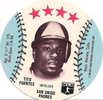 1976 Buckmans Discs #NNO Tito Fuentes Front