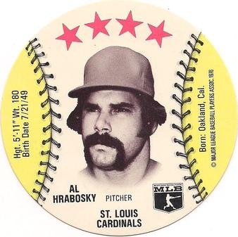 1976 Carousel Discs #NNO Al Hrabosky Front