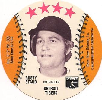 1976 Carousel Discs #NNO Rusty Staub Front