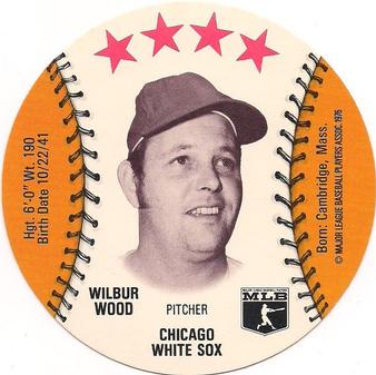 1976 Carousel Discs #NNO Wilbur Wood Front