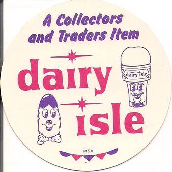 1976 Dairy Isle Discs #NNO Vida Blue Back