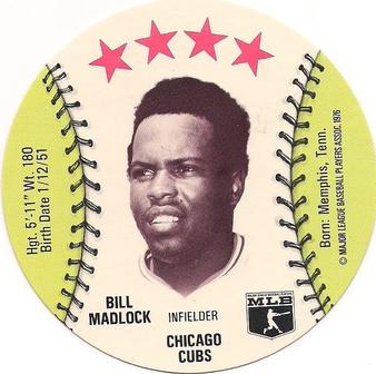 1976 Dairy Isle Discs #NNO Bill Madlock Front