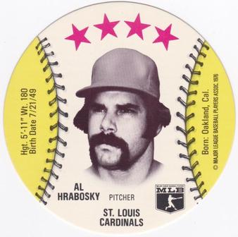 1976 Red Barn Discs #NNO Al Hrabosky Front